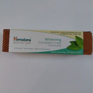 Himalaya Botanique Whitening Complete Care SLS Free Toothpaste Simply Mint